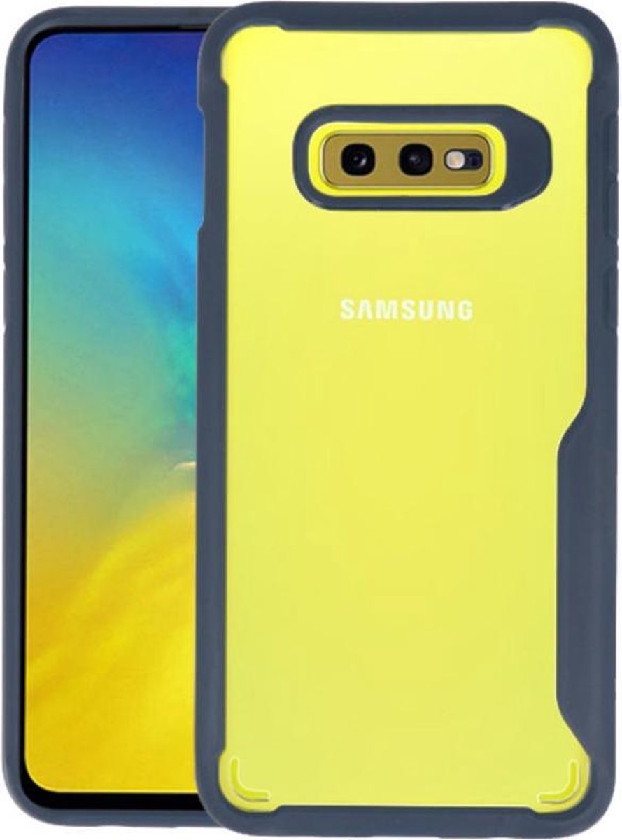 Navy Focus Transparant Hard Cases Samsung Galaxy S10e