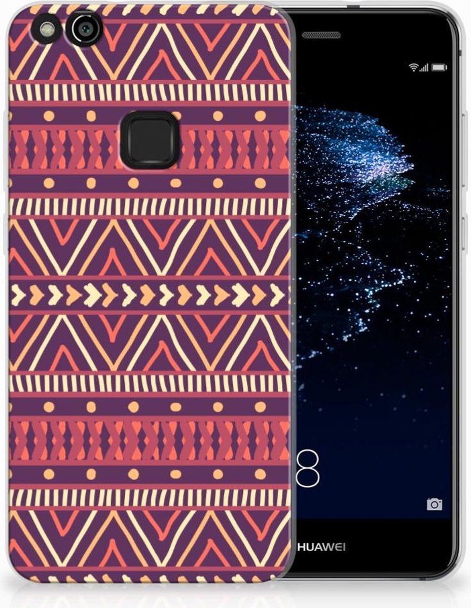 Huawei P10 Lite TPU bumper Aztec Paars
