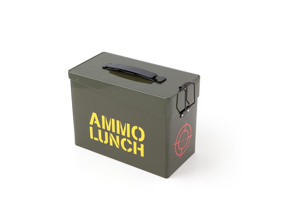 Fizz Creations Ammo - Lunchbox - Leger - Groen | bol.com