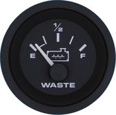 Veethree Black Premier Vuilwatertankmeter E- ½ - F Ø 60 mm USA