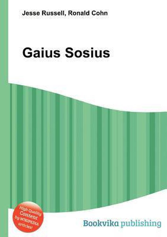 Gaius Sosius, Jesse Russell 9785510763522 Boeken