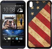 HTC Desire 816 - hoes, cover, case - PU leder coated - TPU - USA vlag