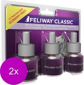 Feliway Anti-Stress Navulling Kat - Anti stressmiddel - 2 x 3x48 ml