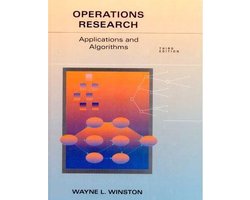 Omslag van Operations Research - Applications and Algorithms - Third Edition (including Two 3-1/2" PC DOS disks)