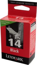 Lexmark 14 Inktcartridge - Zwart