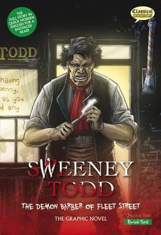 Boek cover Sweeney Todd the Graphic Novel Quick Text van James Malcolm Rymer (Paperback)