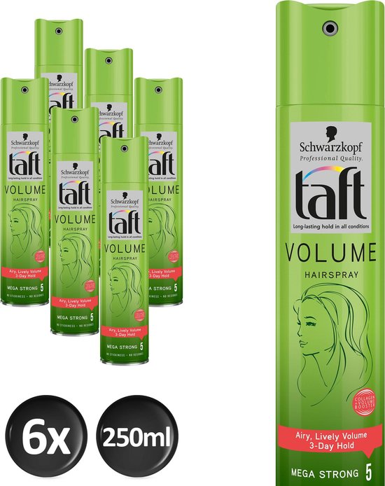 Taft Styling Hairspray Volume Mega Strong 6x