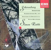 Schoenberg: Erwartung, Kammersymphonie no 1, etc / Simon Rattle et al