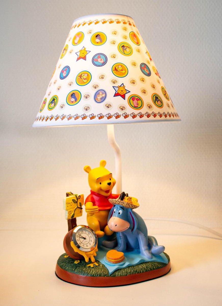 Disney Winnie the Pooh lamp met klokje | bol