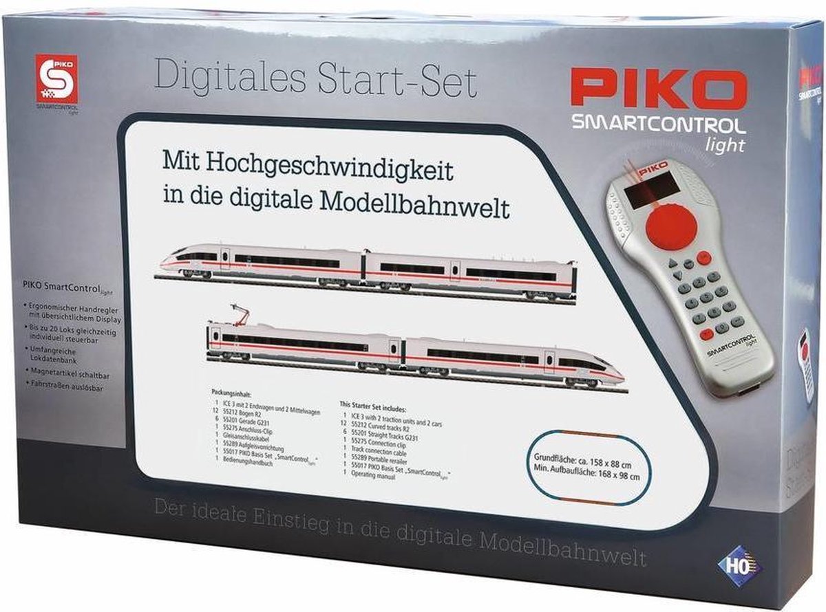 Piko H0 Startset DB ICE-3 SmartControl light | bol.com
