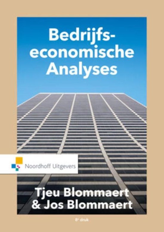 Bedrijfseconomische Analyses incl. toegang tot Prepzone - A.M.M. Blommaert | Tiliboo-afrobeat.com