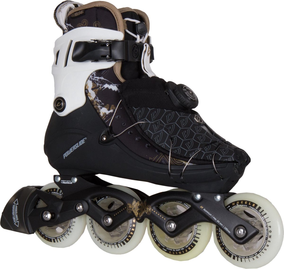 Powerslide Vi 84 Pure Inline Skate Dames Inlineskates Maat