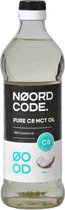NoordCode Pure C8 MCT-Olie | 100% Kokosolie | Optimale verhouding C8 Vetzuren | Smaakloos & Geurloos | Ideaal voor Bulletproof Koffie | 500 ml