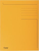 3x Exacompta dossiermap Foldyne 24x32cm (voor A4), oranje, doos a 50 stuks