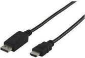 Valueline - Displayport naar HDMI kabel - 1,80 m - Zwart