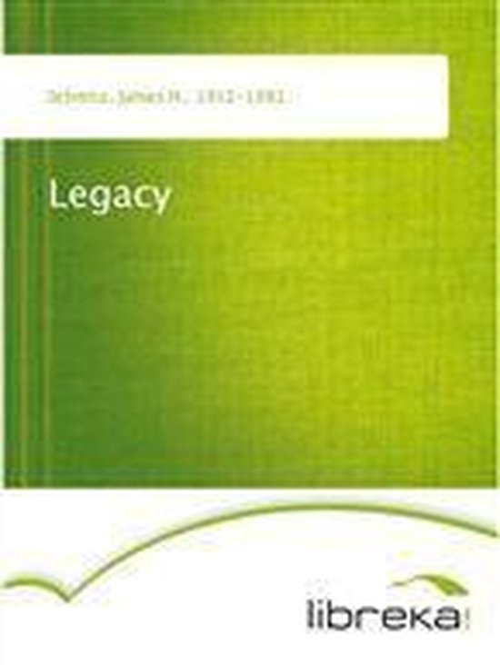 Legacy (ebook), James H Schmitz 9783655204122 Boeken