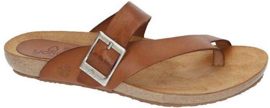Yokono IBIZA-013 slipper - muiltje cognac/caramel | bol.com