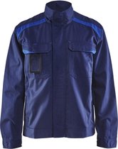 Blåkläder 4054-1800 Industriejack Ongevoerd Marineblauw/Korenblauw maat 4XL