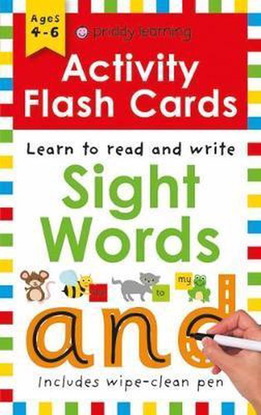 Activity Flash Cards Sight Words, Roger Priddy 9781783417582 Boeken