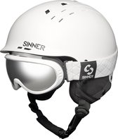 Sinner Combi-Pack (Pincher Skihelm + Runner II Skibril - Maat L - Wit