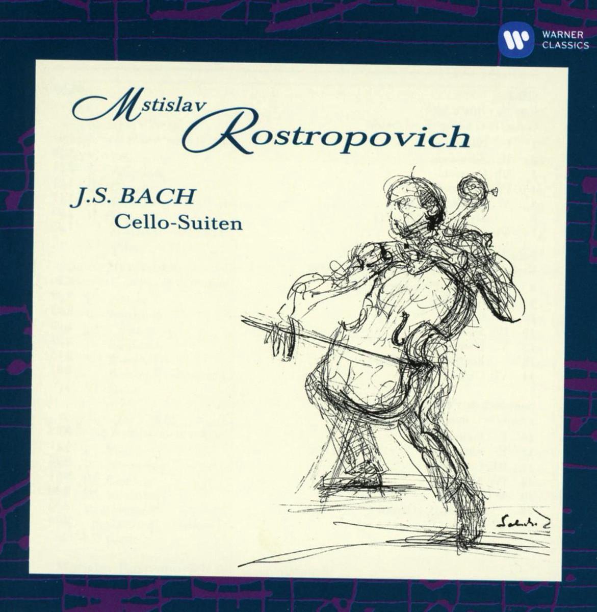 Bach: Cello Suites (2 Klassieke Muziek CD) Mstislav Rostropovic