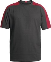 FE Engel Galaxy T-Shirt 9810-141 - Antraciet/Tomaat Rood 79757 - L