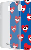 mmoods transparent cover met 1 insert Beauty geek -  voor Samsung J5 2017