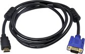 VGA naar HDMI adapter - 1,8M kabel voor laptop, pc, tv out - DisQounts