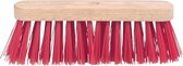11x Schuurborstel met PVC haren, uit ongelakt hout, 29cm