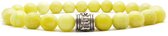 Beaddhism - Armband - Matt Lemon - Guru - 8 mm - 17 cm