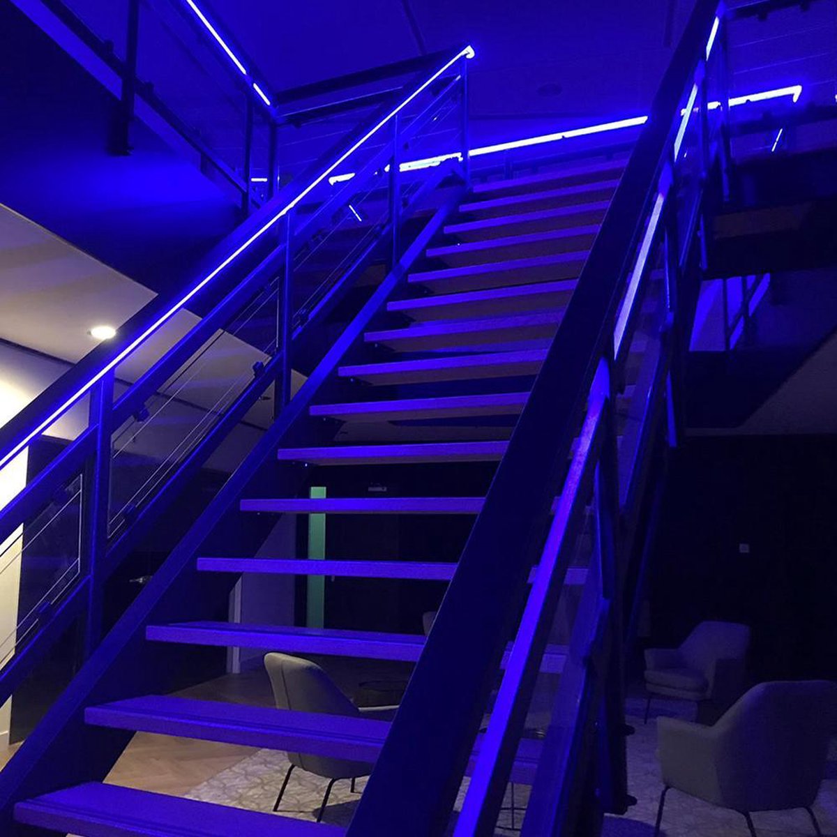 7 mètres RGB Neon LED Flex Maxi Round - Ensemble complet d