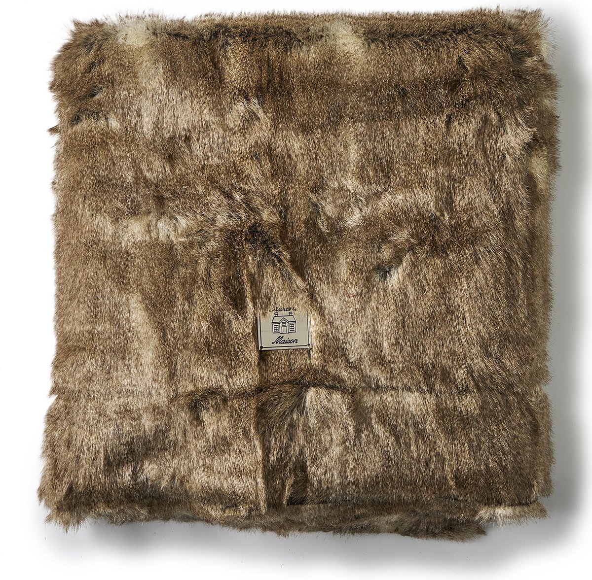 Rivièra Maison RM Polar Faux Fur Throw 170x130 Plaid Bruin