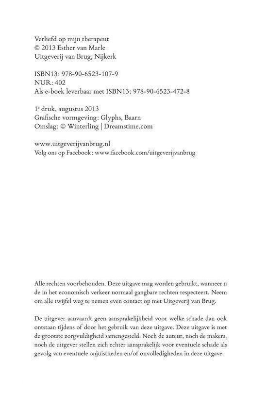 Verliefd op mijn therapeut