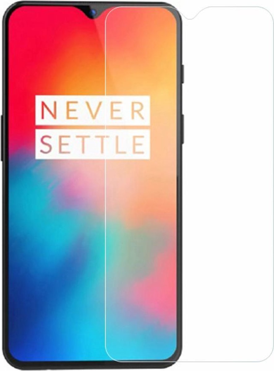 9H Tempered Glass - Geschikt voor OnePlus 6T Screen Protector - Transparant