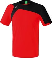 Erima Club 1900 2.0 T-shirt Junior  Sportshirt - Maat 164  - Unisex - rood/zwart