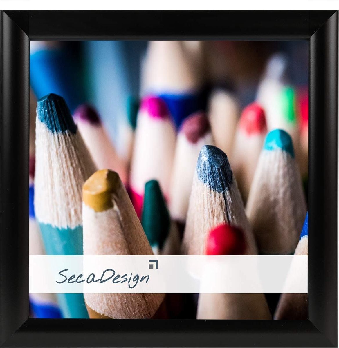 SecaDesign Tours Fotolijst - Fotomaat 30x30 cm - Zwart