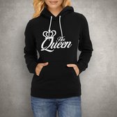 Her Queen Hoodie| Lesbisch | Zwart | Xlarge