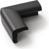 ProtectKids - Foam Tafelhoek voor scherpe hoek - Hoekbeschermers - 12 stuks - Zwart