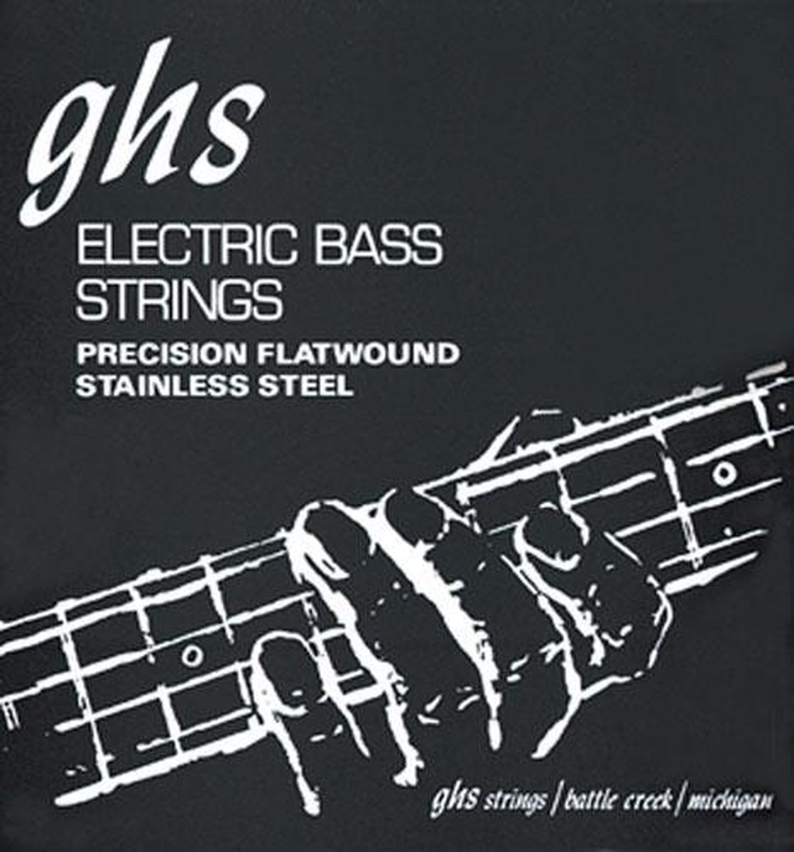 GHS M3075 Bass Brite Flats medium snarenset basgitaar