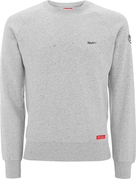 Wind .. Sweater Slim Fit Gray Marl - Maat XXL - Off Side - incl. Gratis rugzak