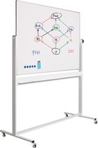 Verrijdbaar whiteboard | 90 x 120 cm