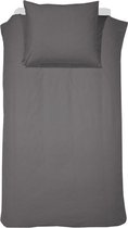 Damai Organic - Dekbedovertrek - Bio Percale - 140x200/220 cm - Basalt