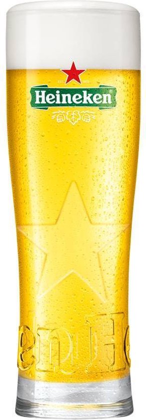 Heineken Star Bierglazen - 25cl - 6 stuks | bol.com