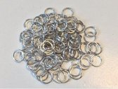 Split ringen - 18mm – Zilver – 100 Stuks Value Pack