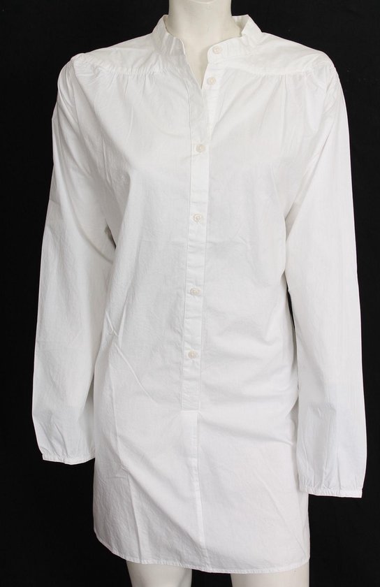 stoeprand een keer verklaren Kuyichi blouse tuniek/jurk, wit | bol.com