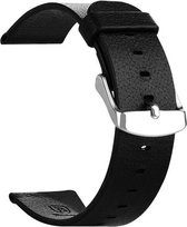 Baseus Leren Horlogeband Voor Apple Watch 38mm Zwart