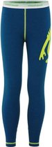 Solid legging merino wol - blauw