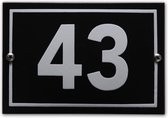 Huisnummer model Phil nr. 43