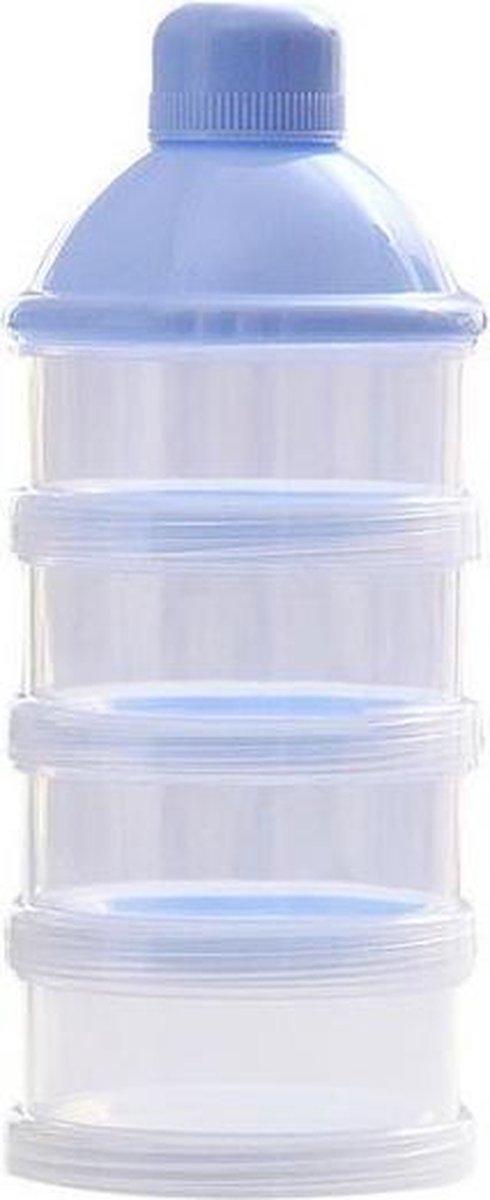 Melkpoedertoren blauw | doseerdoosjes | 4 lagen - Merkloos