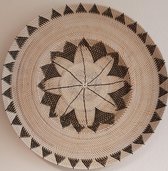 rotan wandschaal - decoratie schaal - rotan schaal